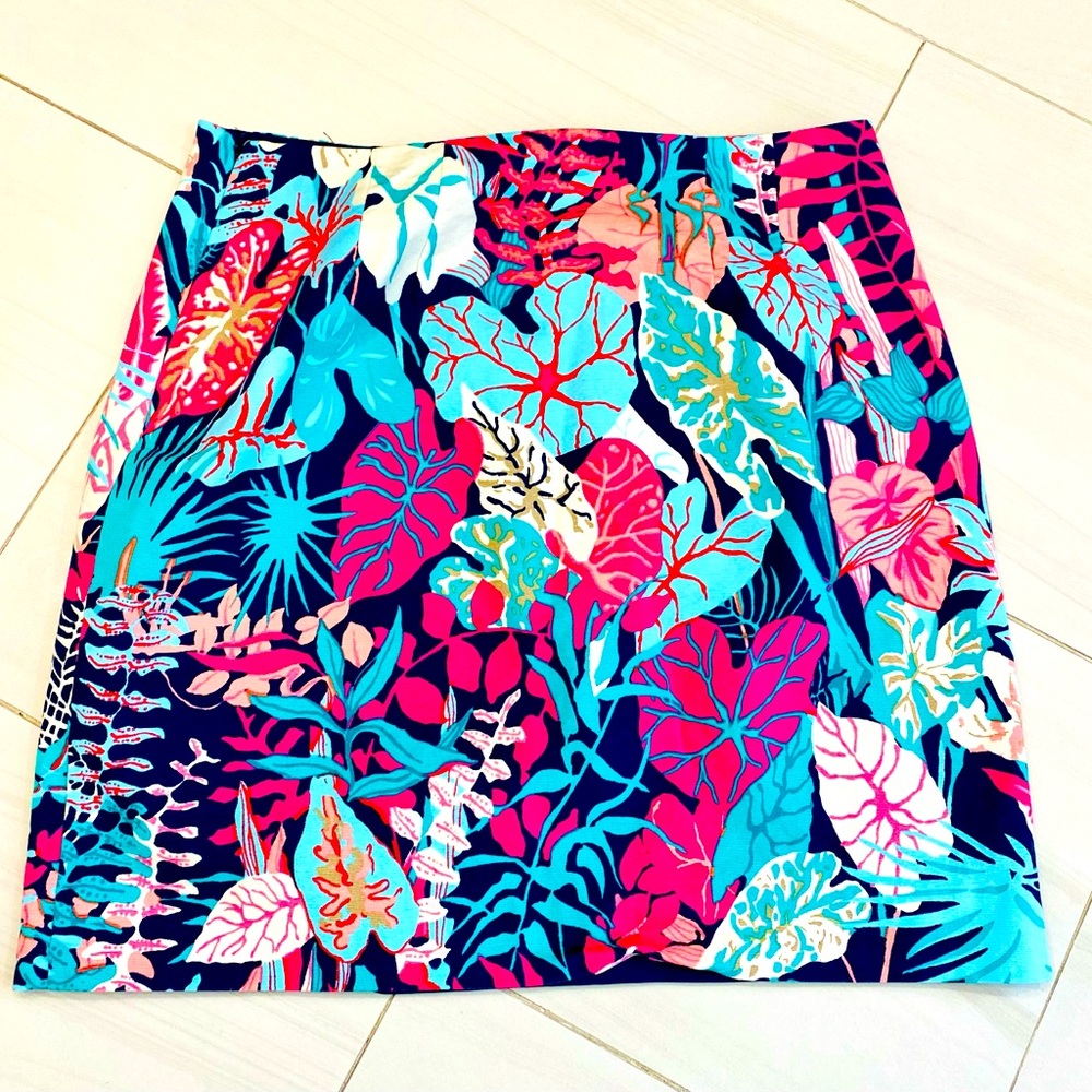 Beautiful ! Talbots Floral Skirt .